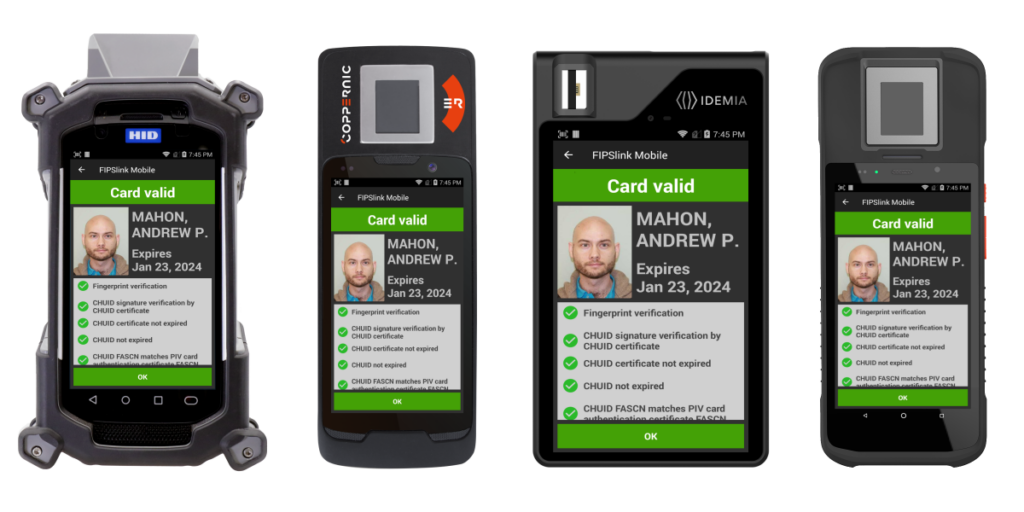 thumbnail image 2 of Perfect Fit Double ID Holder With Chain – Black Leather For Access Control & Events 2 of 4